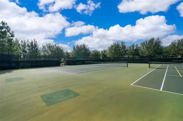 a view of a tennis court