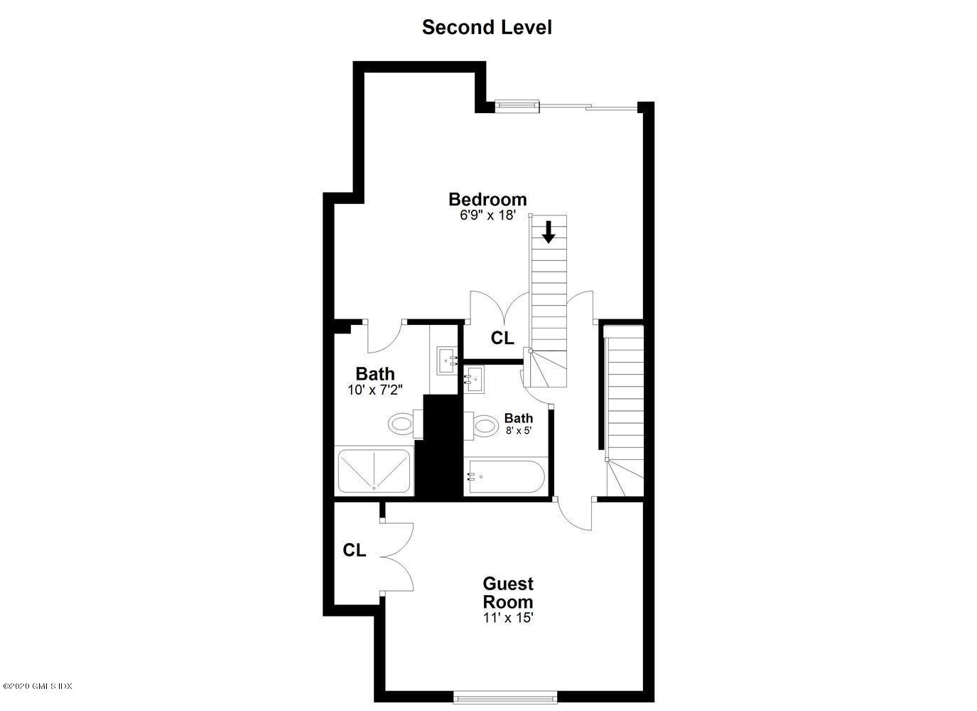 11 River Road, Unit 112 Cos Cob, CT 06807 - Photo 9 of 27 a picture of a floor plan