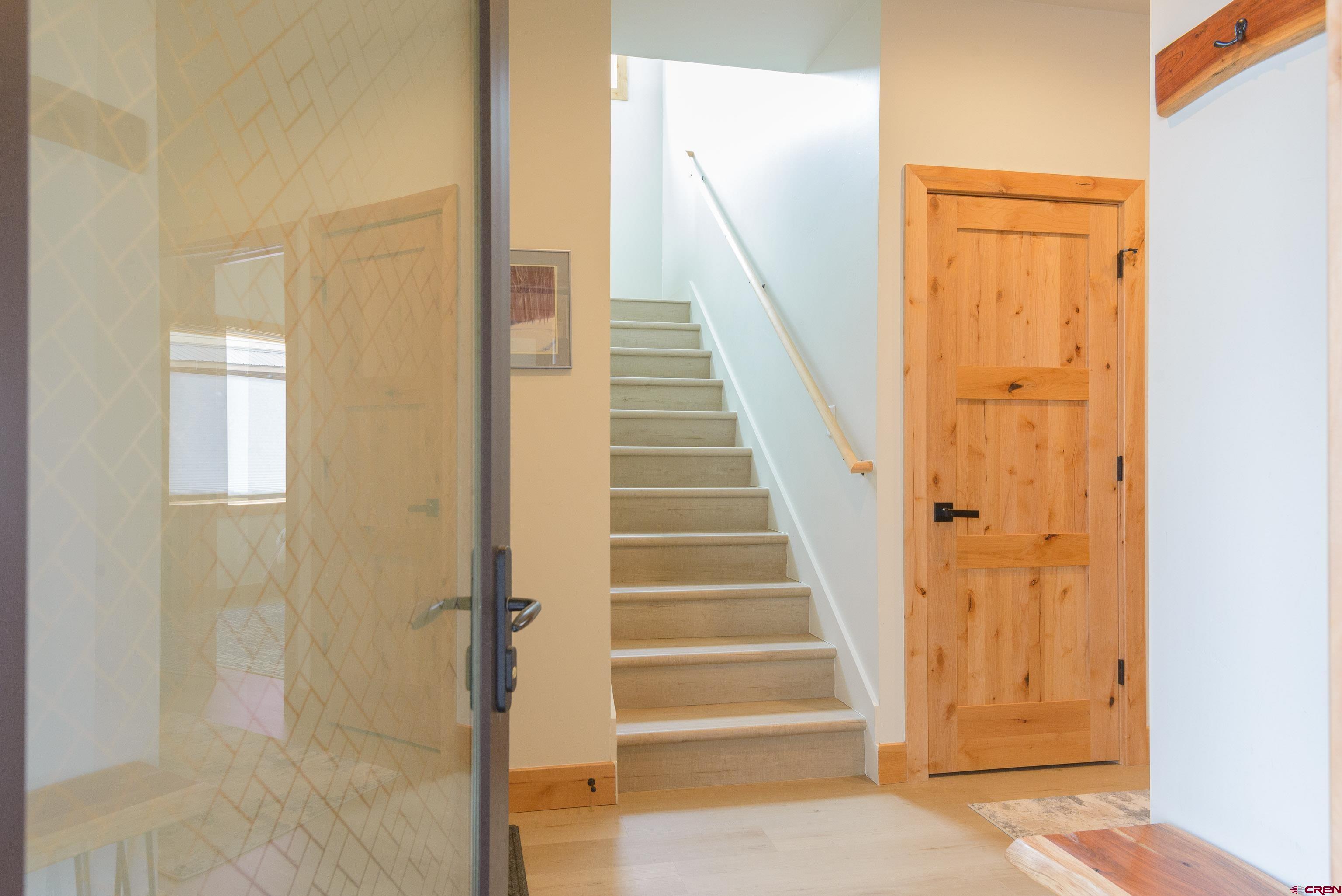 131 Elk Valley Road, Unit A Crested Butte, CO 81224 - Photo 21 of 29 a view of a hallway with front door