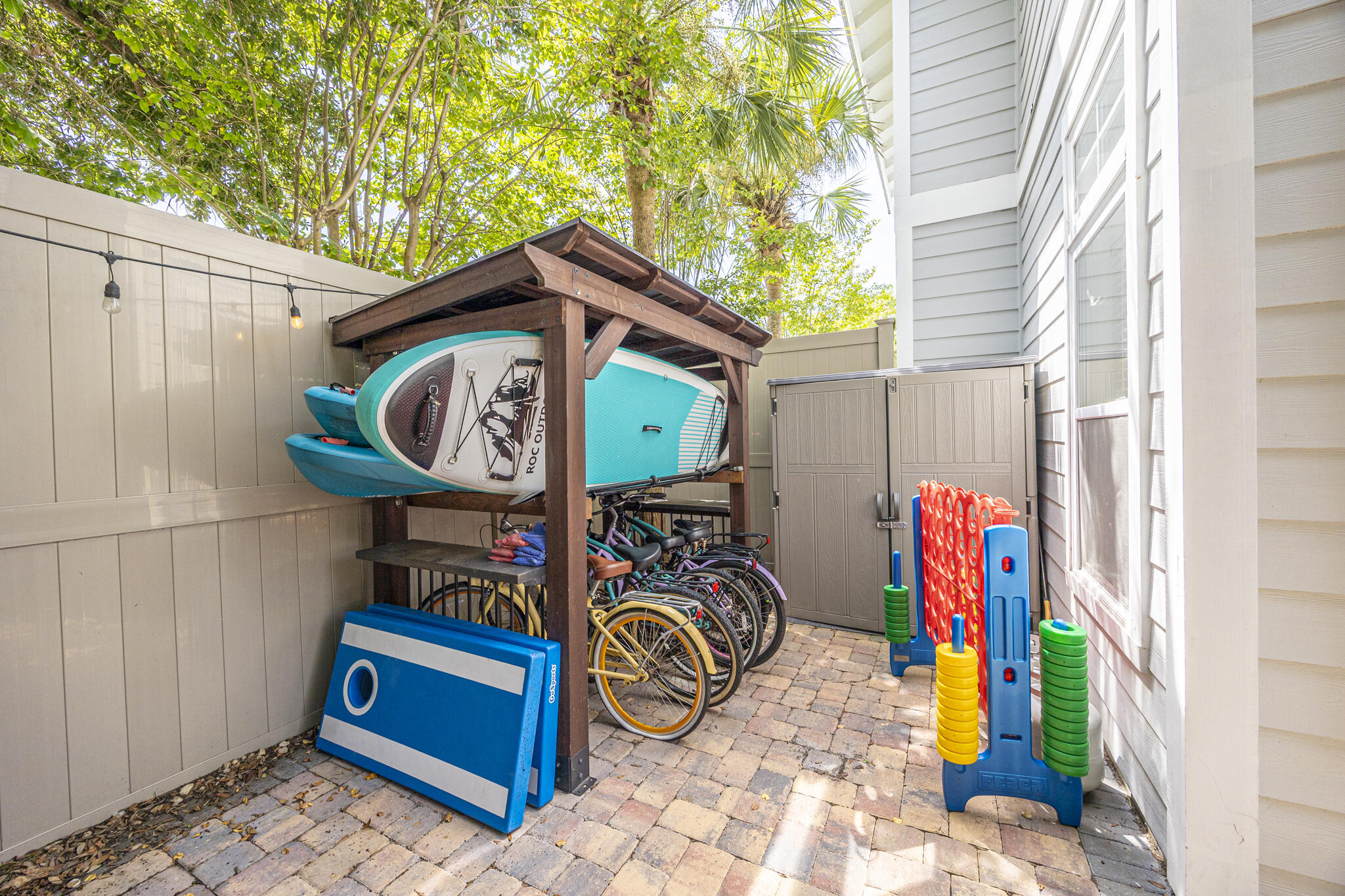 233 Redfish Circle Santa Rosa Beach, FL 32459 - Photo 20 of 73 a view of outdoor area with shower and entertaining space