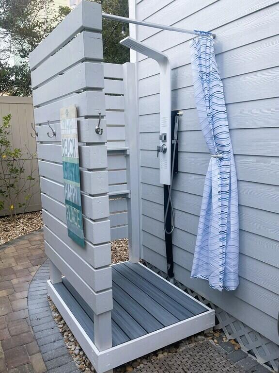 233 Redfish Circle Santa Rosa Beach, FL 32459 - Photo 21 of 73 Outdoor Shower