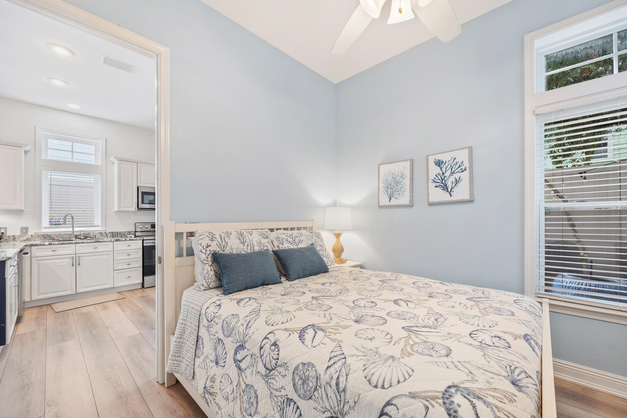 233 Redfish Circle Santa Rosa Beach, FL 32459 - Photo 23 of 73 a bedroom with a large bed and a window