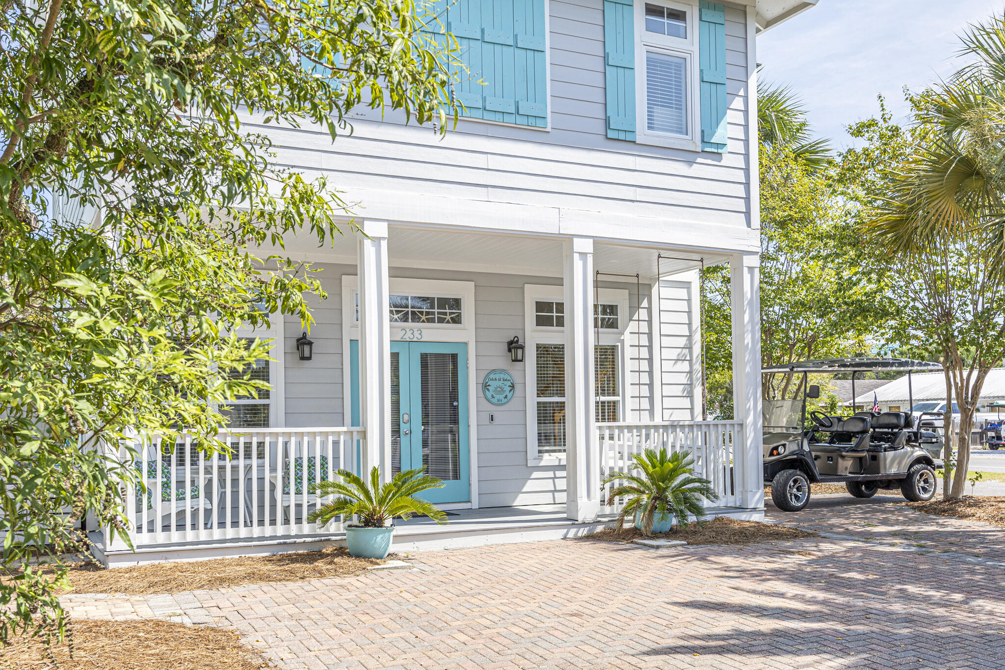233 Redfish Circle Santa Rosa Beach, FL 32459 - Photo 4 of 73 a view of a house with a patio