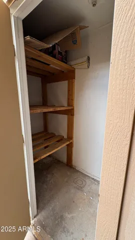 a view of walk in closet