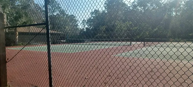 a view of a tennis court