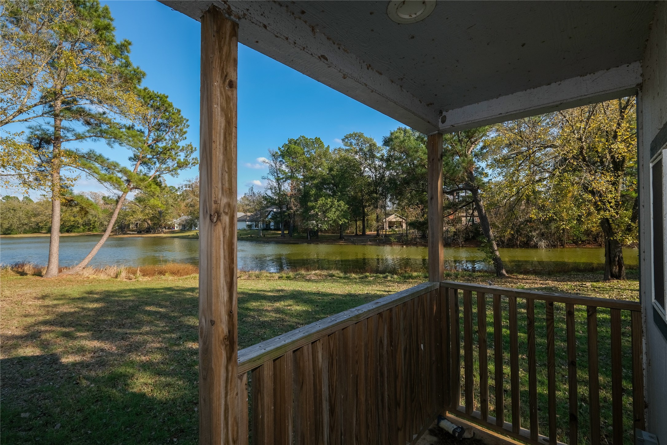 174 W Creek Trinity, TX 75862 - Photo 41 of 49 a view of a lake from a balcony