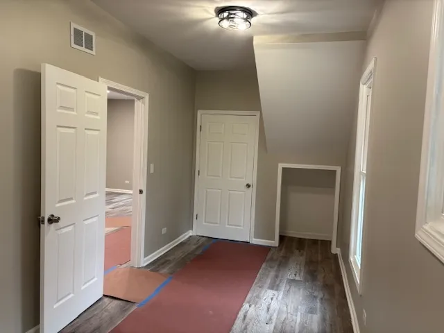 wooden floor in a gallery