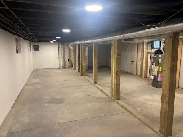 a view of empty room