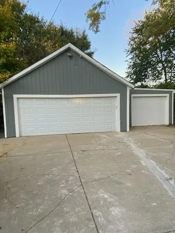 a backyard of a house
