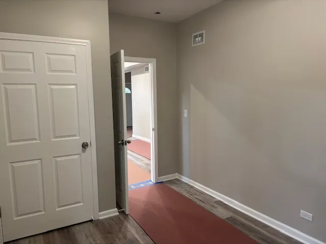 wooden floor in an empty room