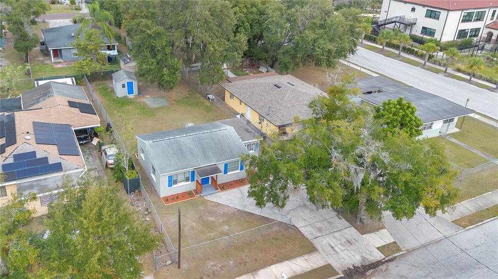 911 Indiana Street Orlando, FL 32805 - Photo 21 of 24 an aerial view of a house with a swimming pool