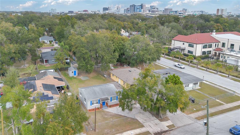 911 Indiana Street Orlando, FL 32805 - Photo 22 of 24 an aerial view of a houses with a swimming pool