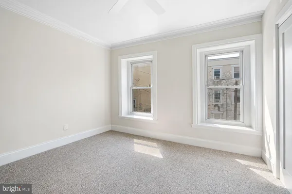 an empty room with a empty space