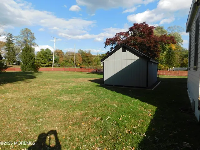 a view of an outdoor space and yard
