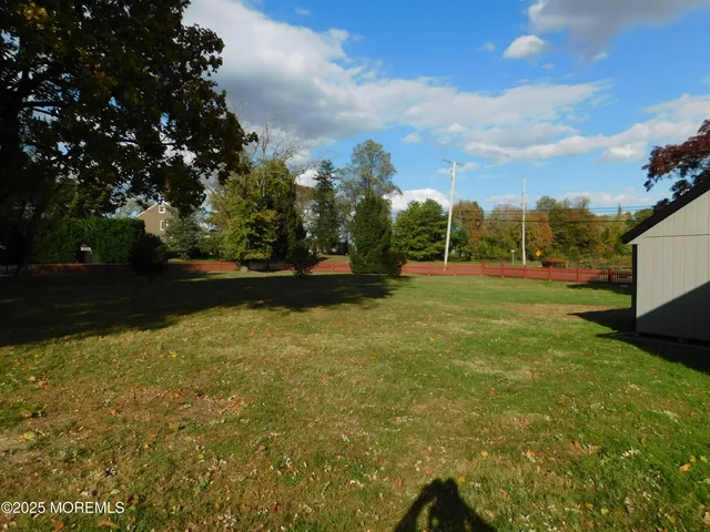 a view of outdoor space with garden