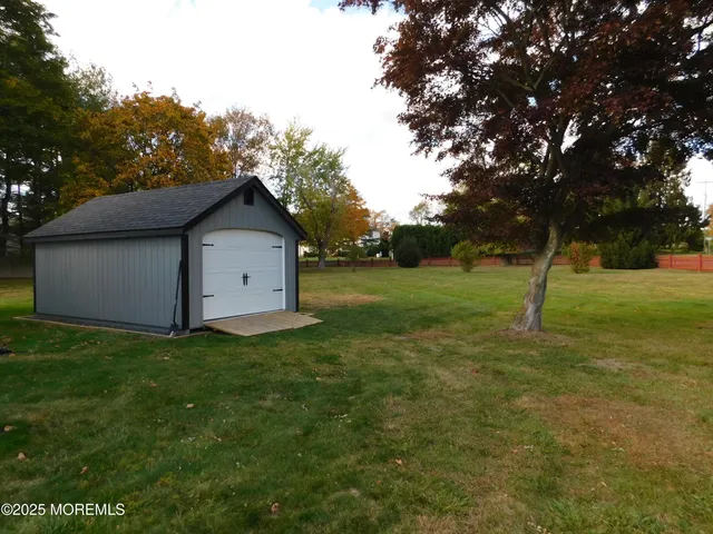 a house view with a garden space