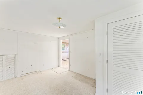a view of an entrance door