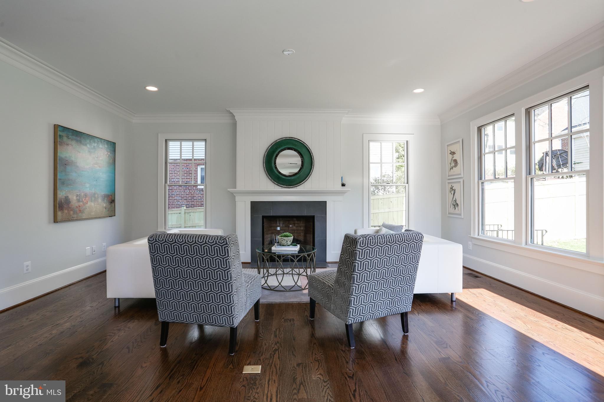 5010 25th Road North Arlington, VA 22207 - Photo 19 of 51 gas fireplace with panelled overmantel