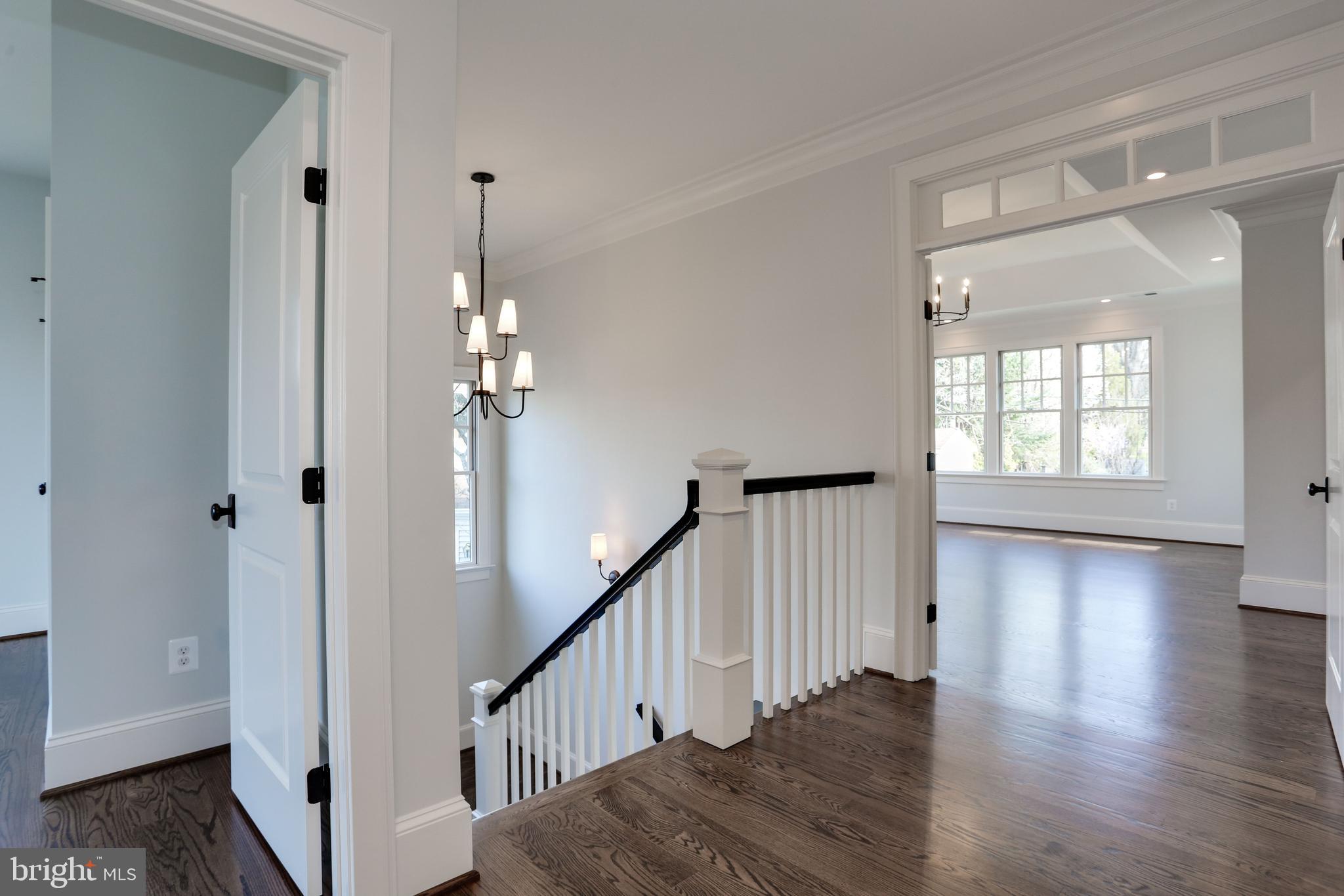 5010 25th Road North Arlington, VA 22207 - Photo 24 of 51 upper hall with sculptural light above stairwell