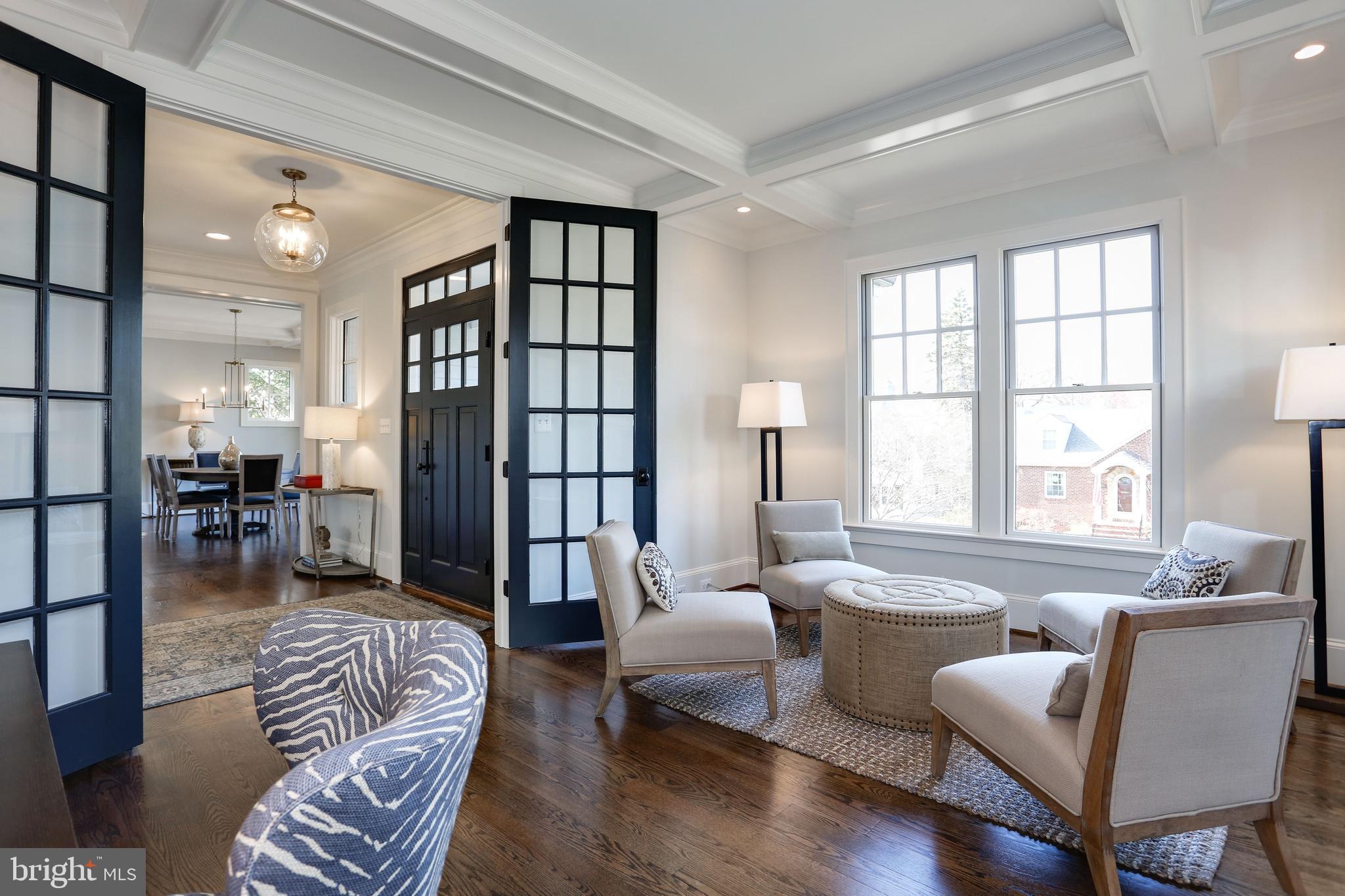 5010 25th Road North Arlington, VA 22207 - Photo 4 of 51 French doors at the den for privacy