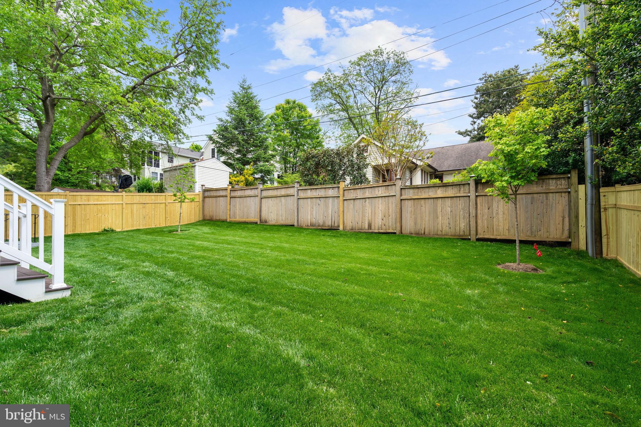 5010 25th Road North Arlington, VA 22207 - Photo 49 of 51 fenced rear yard for children, pets, gardeners