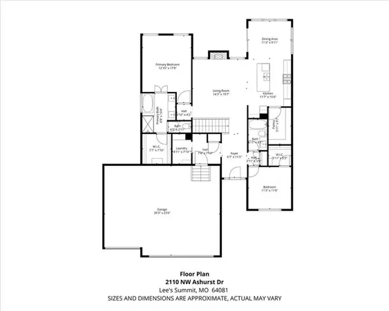 $529,900 | 2110 Northwest Ashurst Drive, Lee's Summit, MO 64081