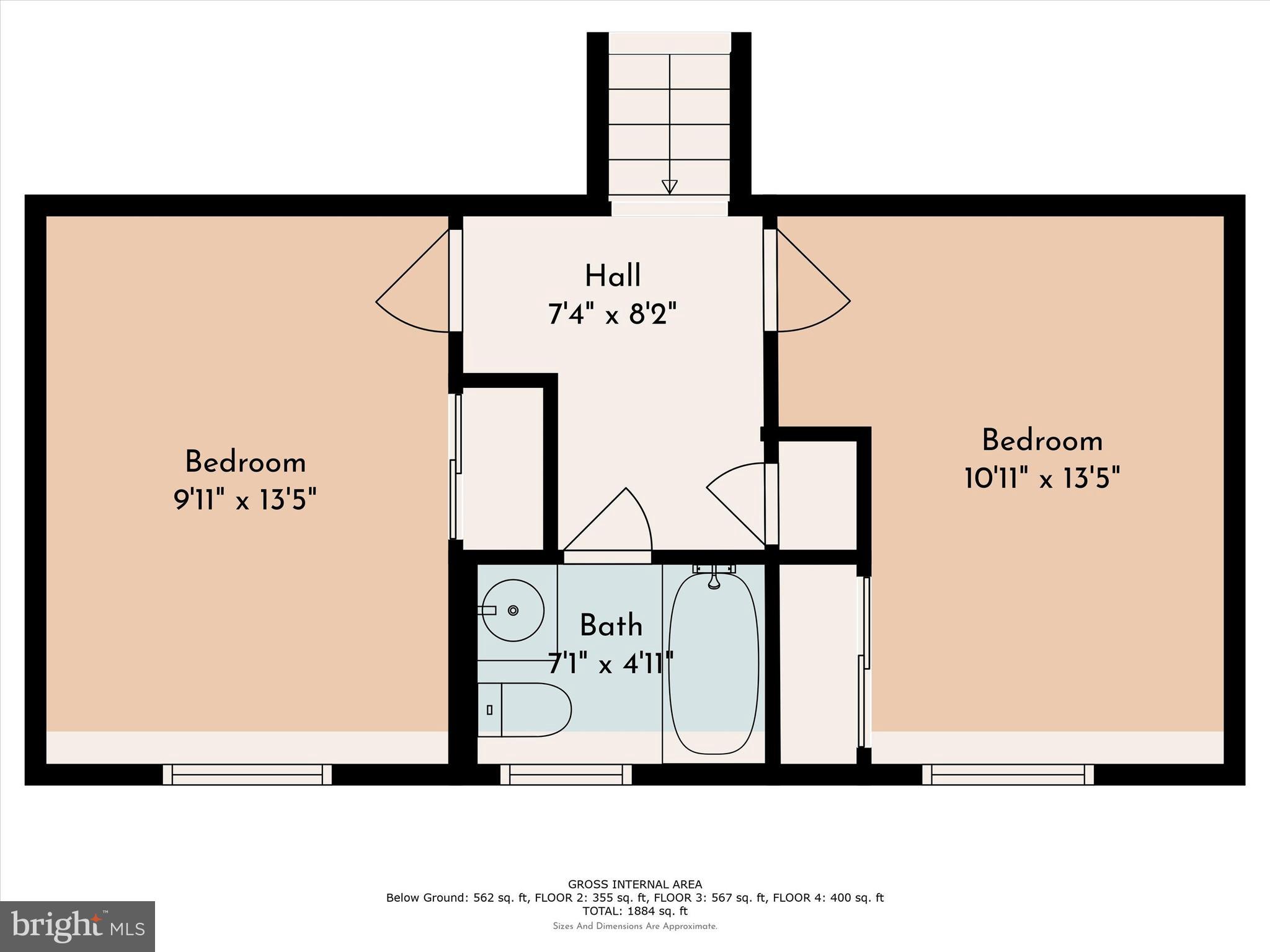 1478 Mauck Road Blue Bell, PA 19422 - Photo 39 of 40 Top Level Floorplan (Floor 3)
