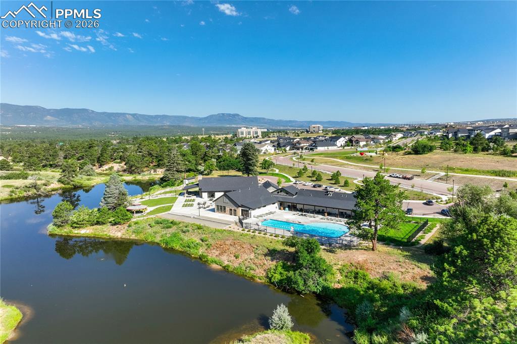 12284 Monarchos Lane Colorado Springs, CO 80921 - Photo 47 of 50 a view of a lake with a mountain