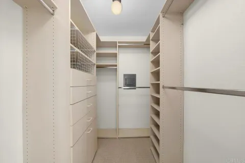 a view of walk in closet