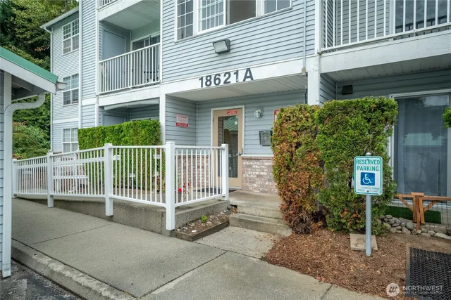 a view of a house with a porch