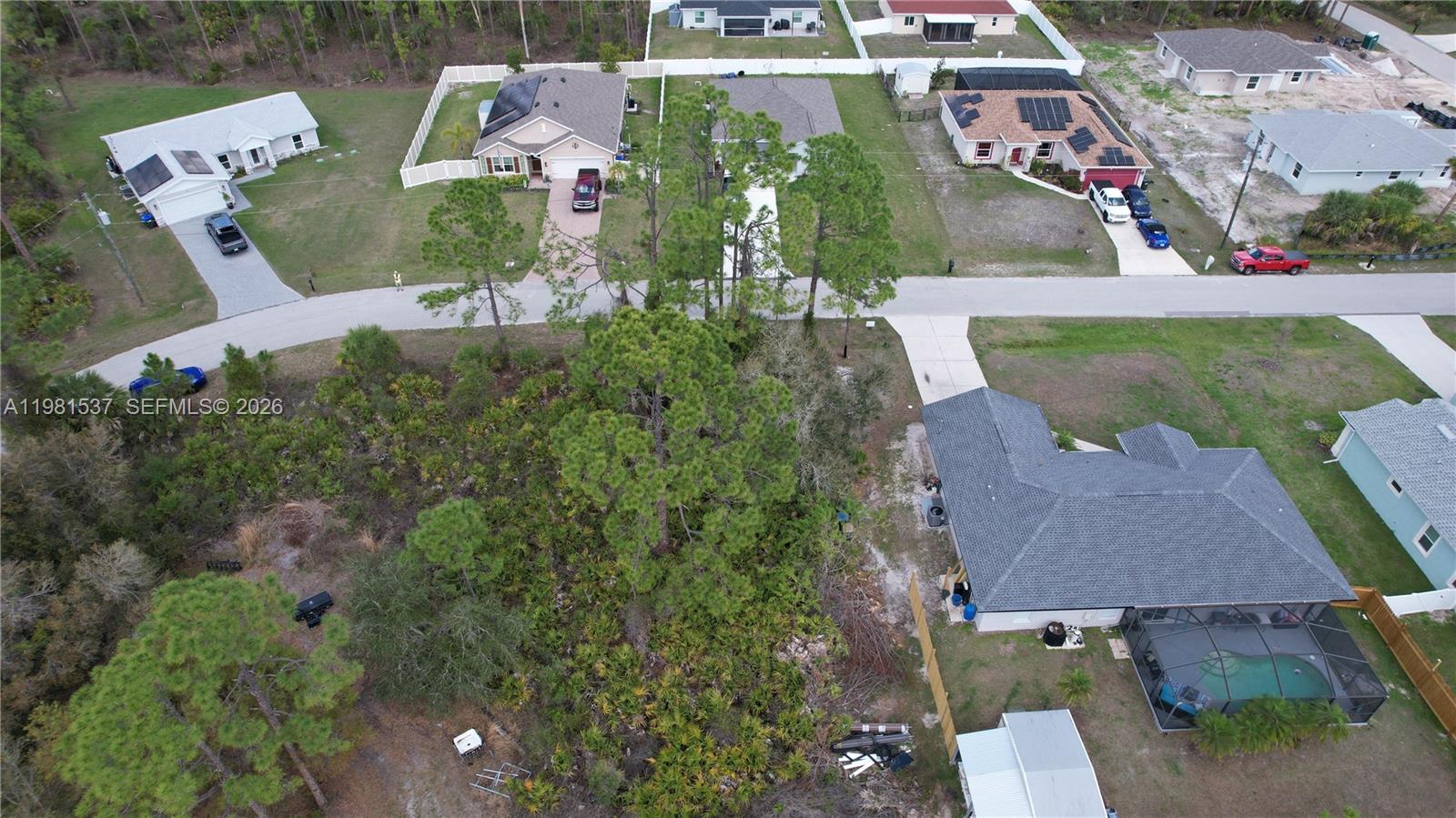 0 Gantry Road North Port, FL 34288 - Photo 23 of 26 an aerial view of a house with garden space and street view