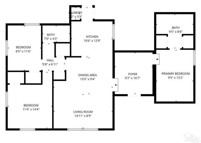 $1,700 | 18 Milton Road, Pensacola, FL 32507