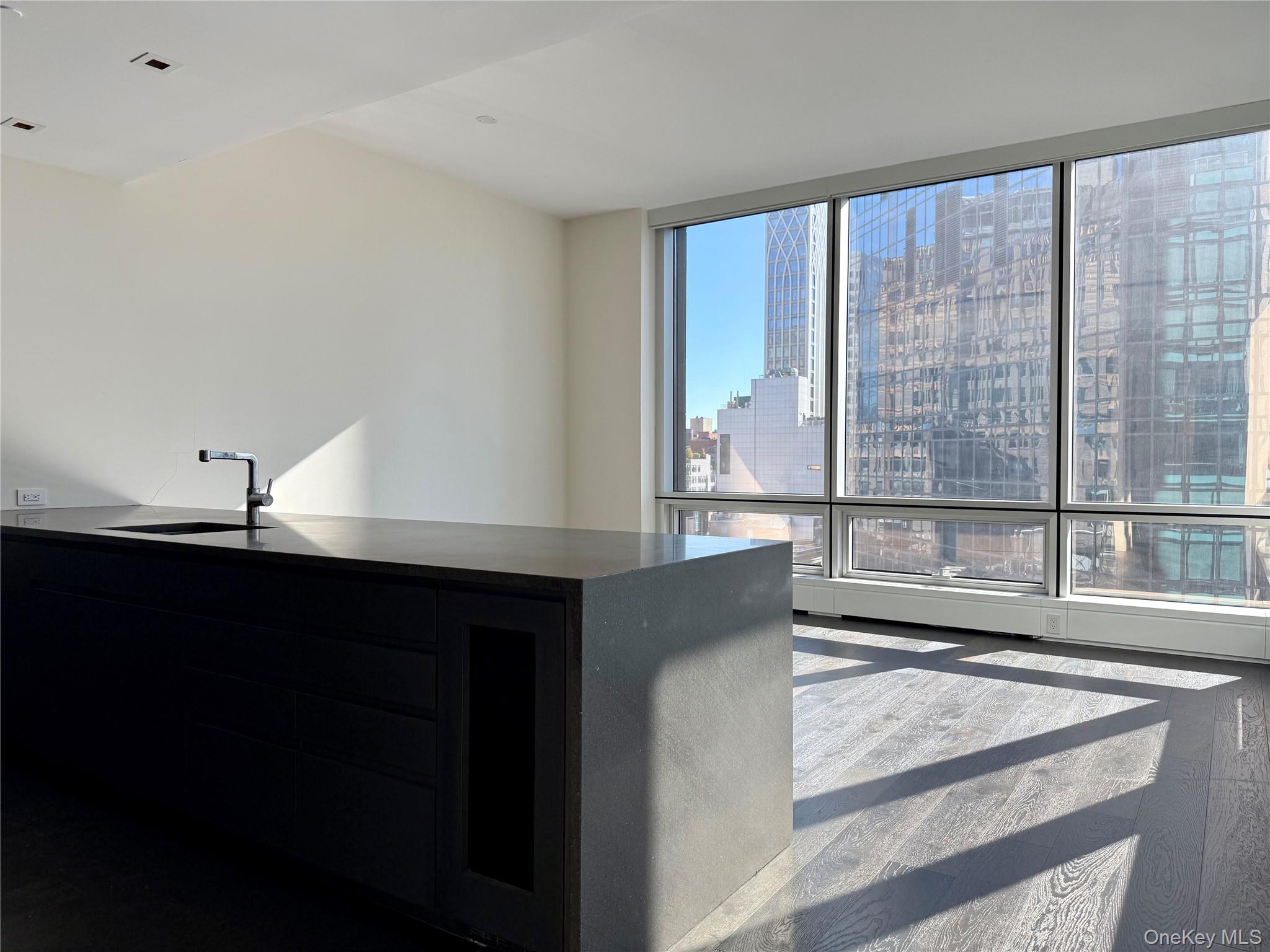 172 Madison Avenue, Unit 17C Manhattan, NY 10016 - Photo 13 of 27 a view of kitchen with windows and dual sinks