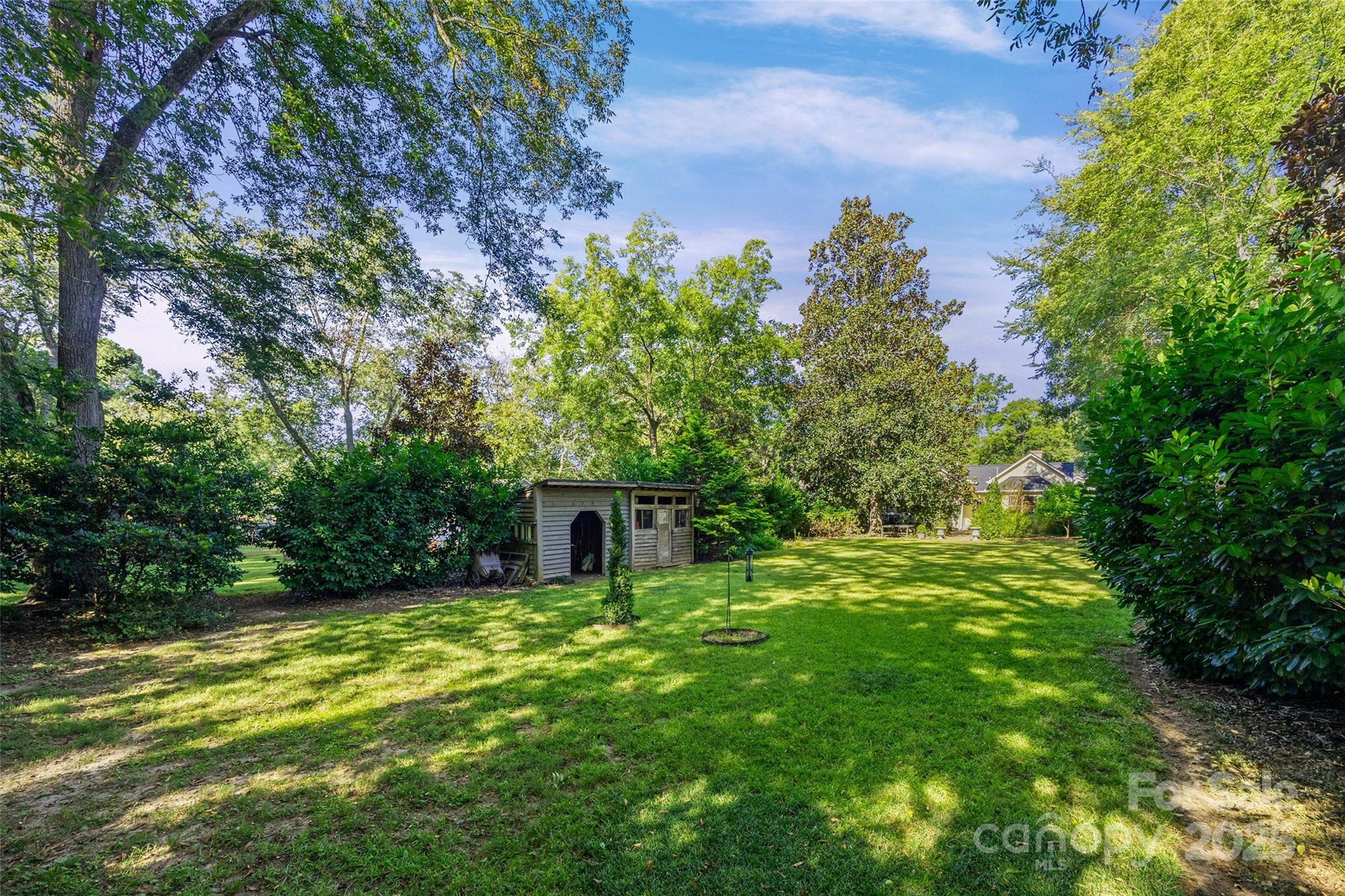 12 Wright Avenue York, SC 29745 - Photo 28 of 29 a view of a backyard with a garden