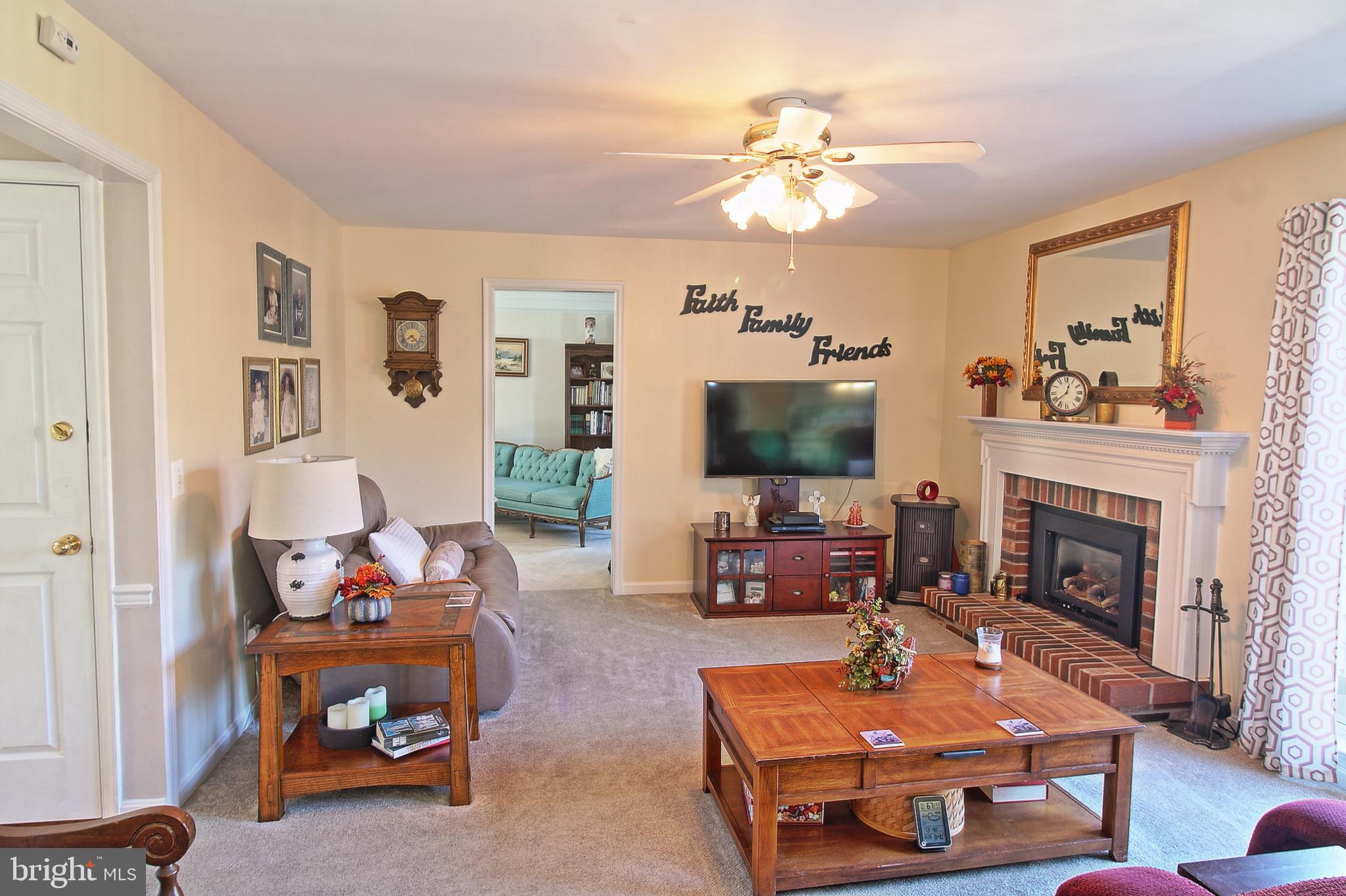 8532 Ellicott View Road Ellicott City, MD 21043 - Photo 15 of 54 Family Room with Gas Fireplace insert