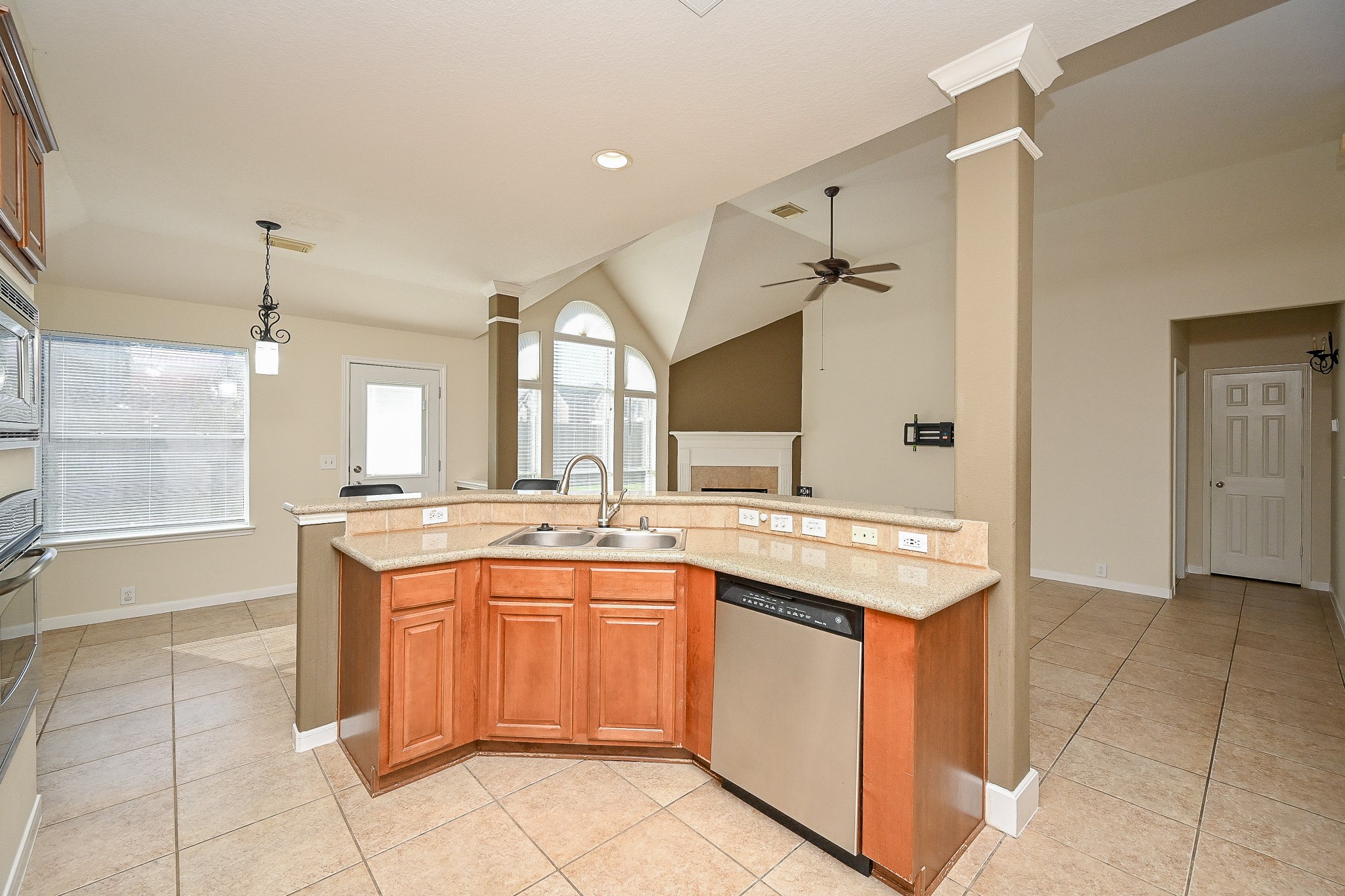 2726 Redwick Drive Spring, TX 77388 - Photo 10 of 32 a kitchen with a sink and cabinets
