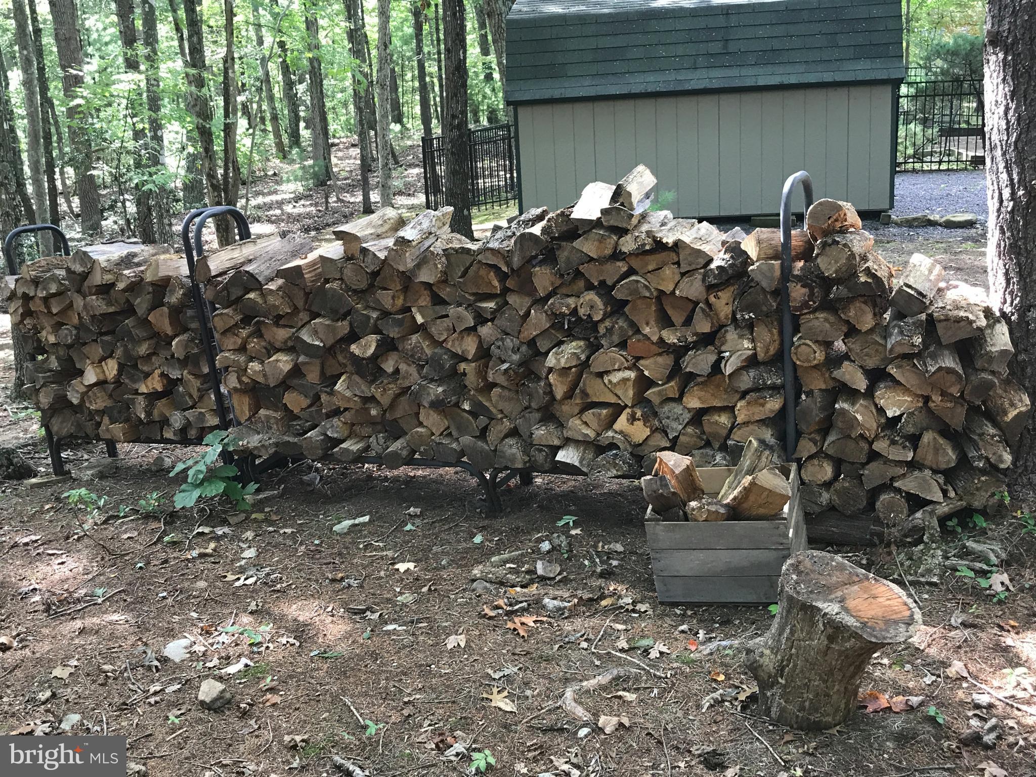 335 Connie Road Basye, VA 22810 - Photo 24 of 30 Lots of wood for your Jotul wood burning stove