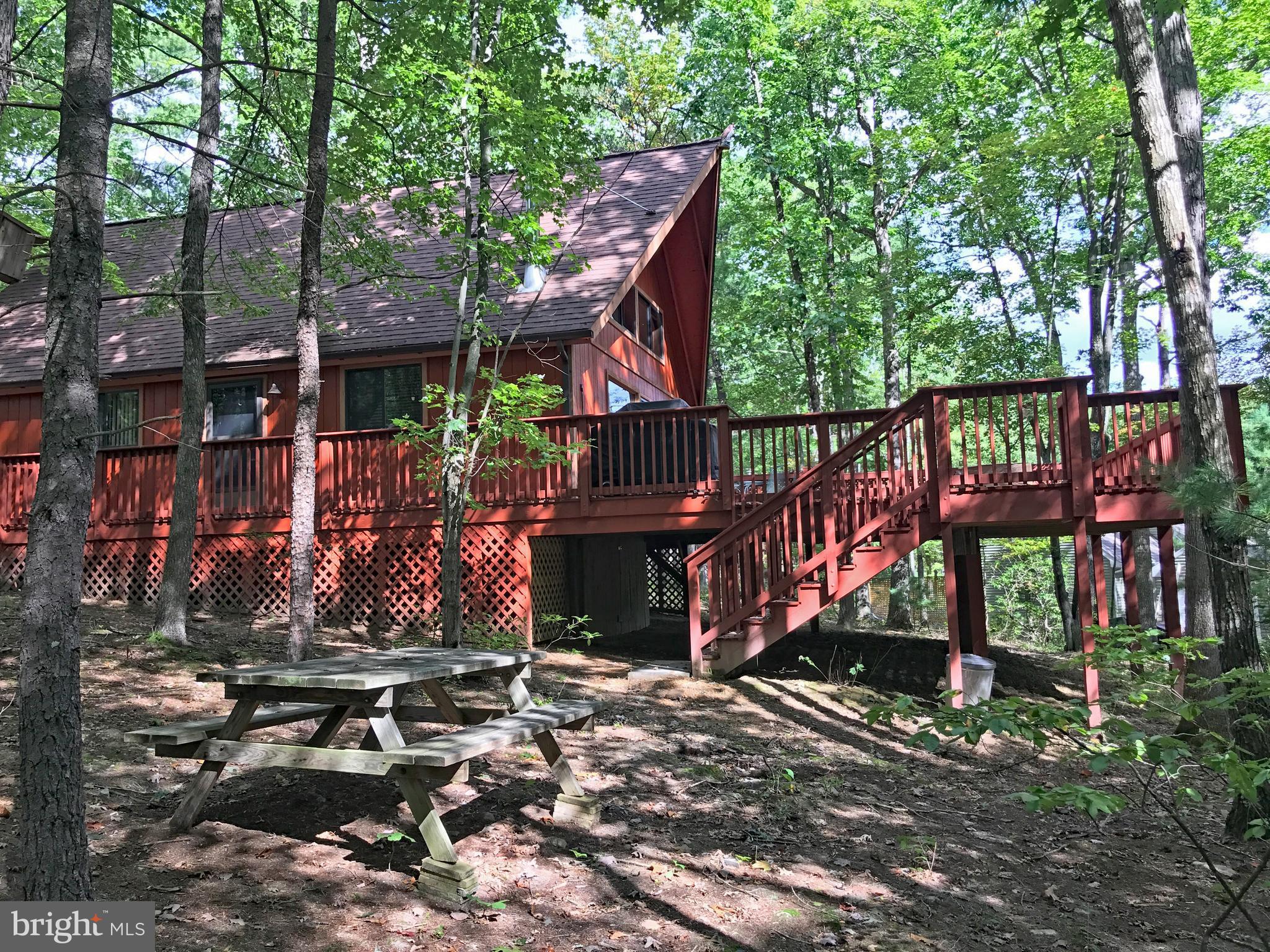 335 Connie Road Basye, VA 22810 - Photo 4 of 30 Side view with expansive deck