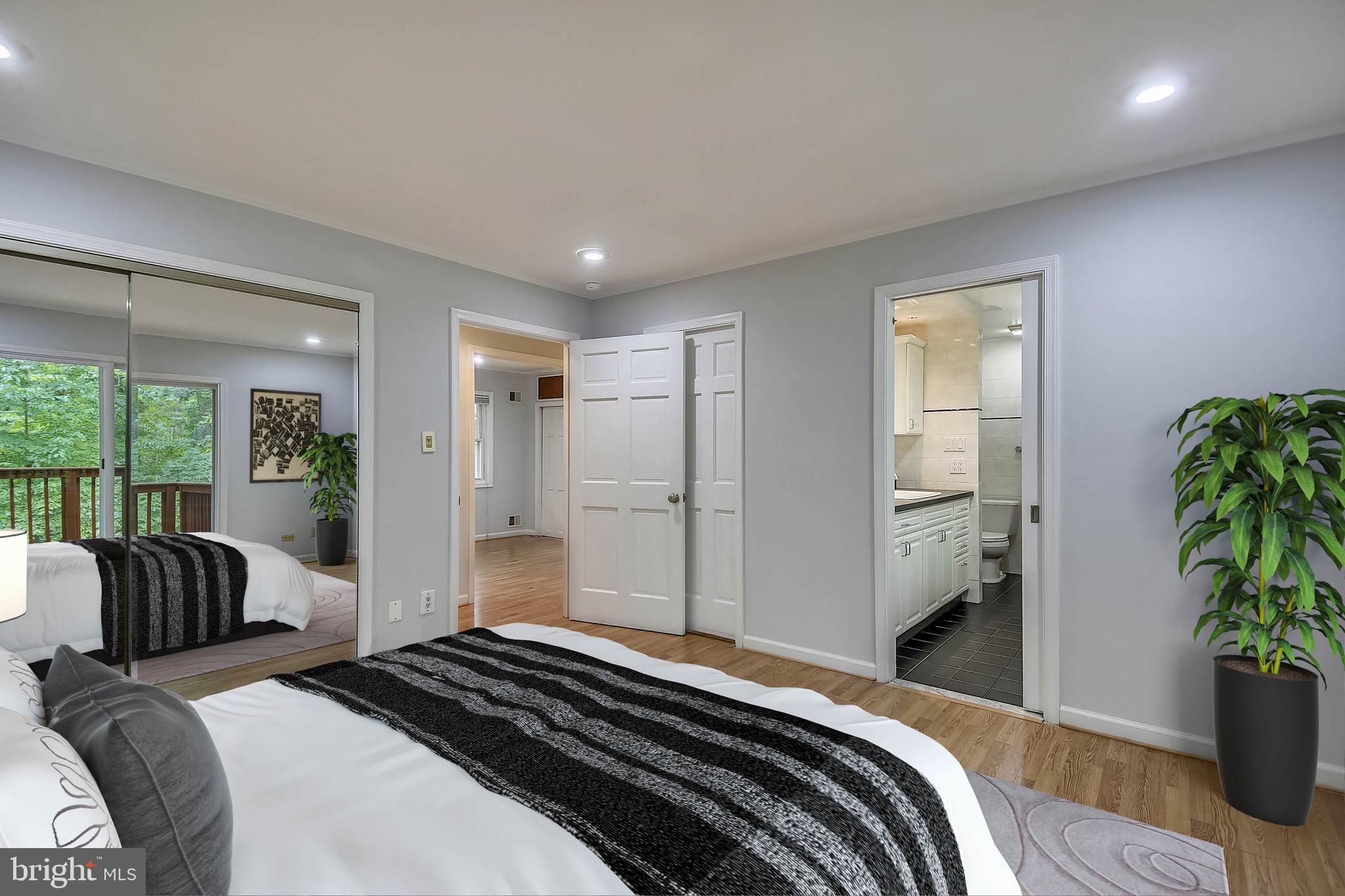 2405 Paddock Lane Reston, VA 20191 - Photo 22 of 50 Primary Bedroom with own deck