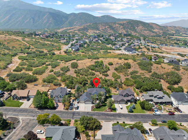 288 South Hillside Drive Elk Ridge, UT 84651 - Photo 27 of 27 Aerial view of property and lot with surrounding area with the nearby mountains