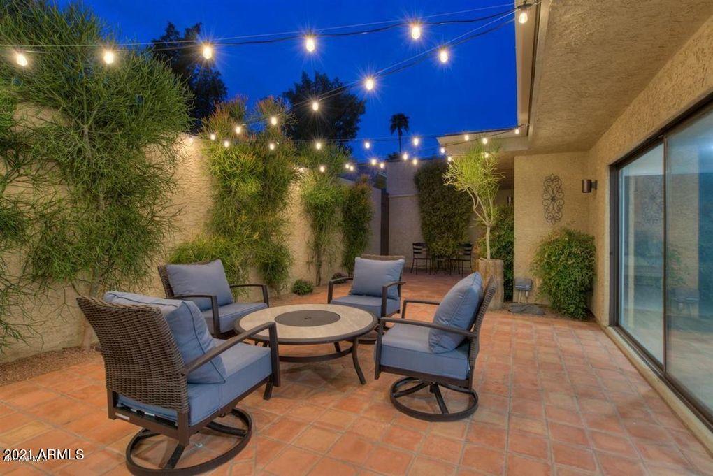 7331 East Valley View Road Scottsdale, AZ 85250 - Photo 28 of 33 Back Patio w lights
