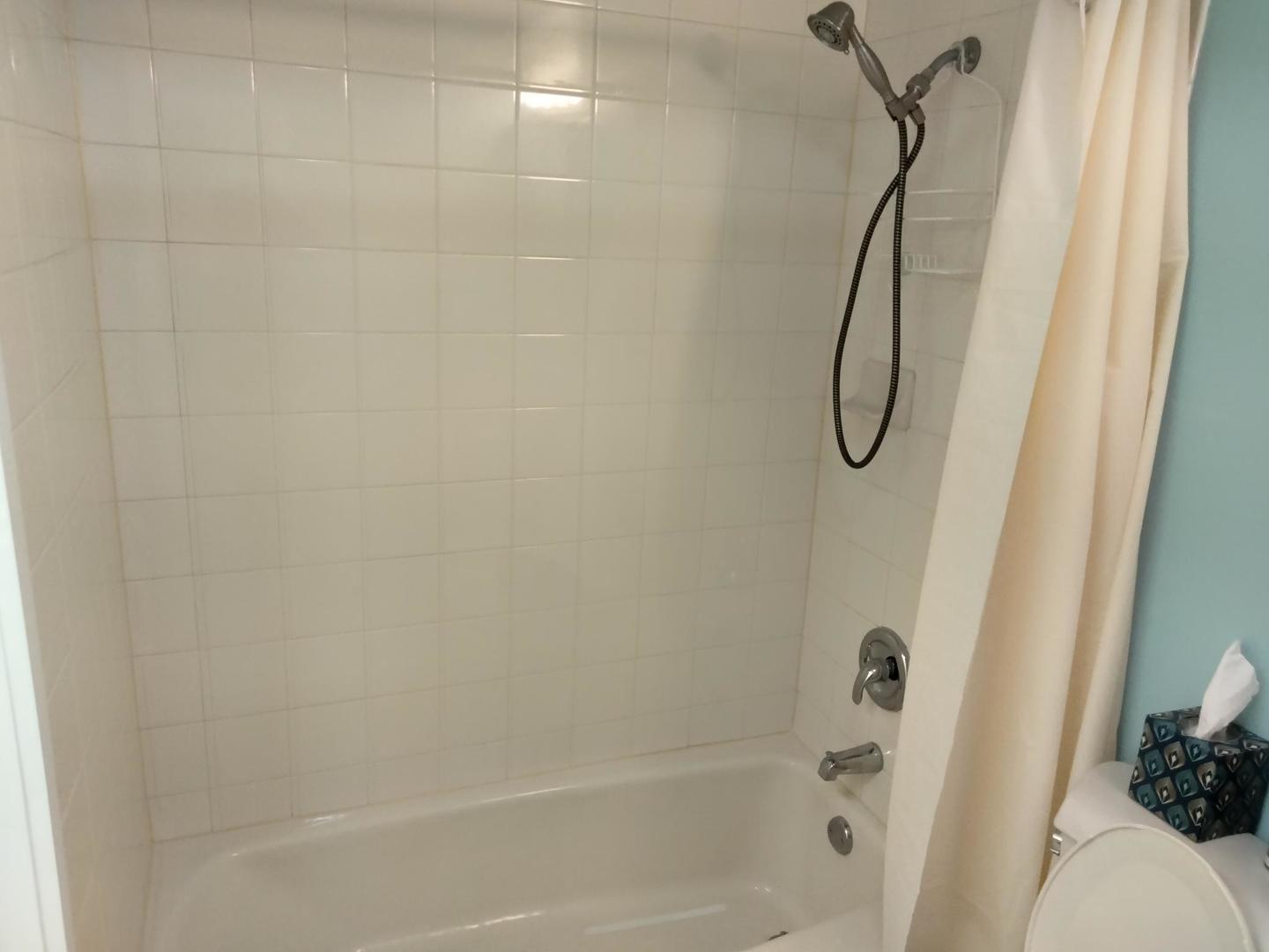 1019 Shagbark Road, Unit 1E New Lenox, IL 60451 - Photo 10 of 15 a bathroom with a bath tub with a shower