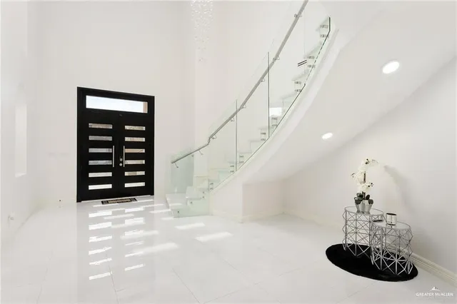 a view of entryway and hall