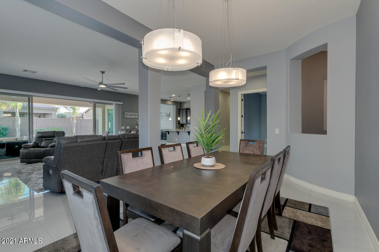 2237 East Saddlebrook Road Gilbert, AZ 85298 - Photo 15 of 49 Dining area open to family room