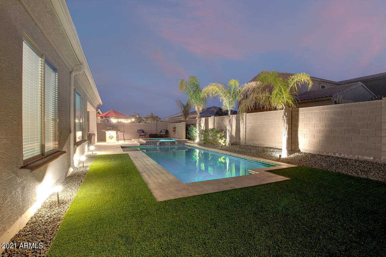 2237 East Saddlebrook Road Gilbert, AZ 85298 - Photo 3 of 49 Backyard views/pool