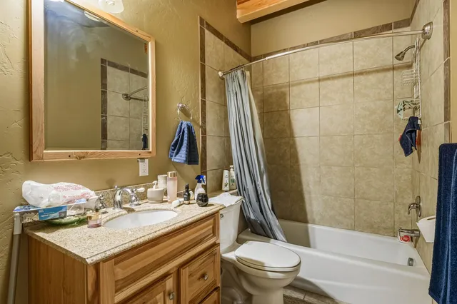 a room with furniture and window