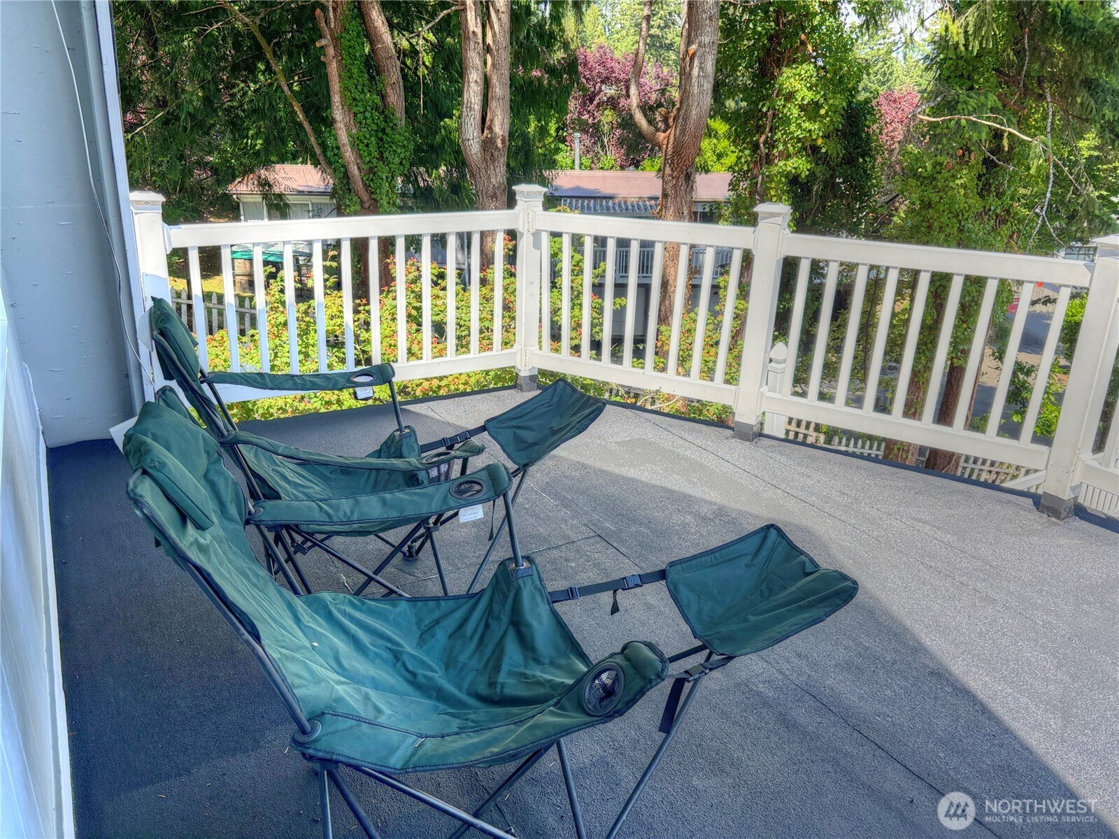 81 East Panorama Way Grapeview, WA 98546 - Photo 13 of 21 a view of a chair and table in the balcony