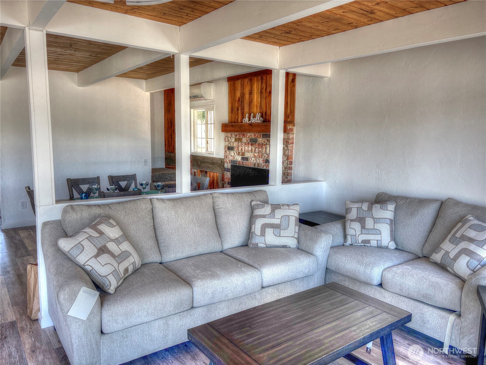 81 East Panorama Way Grapeview, WA 98546 - Photo 5 of 21 a living room with furniture and a large window