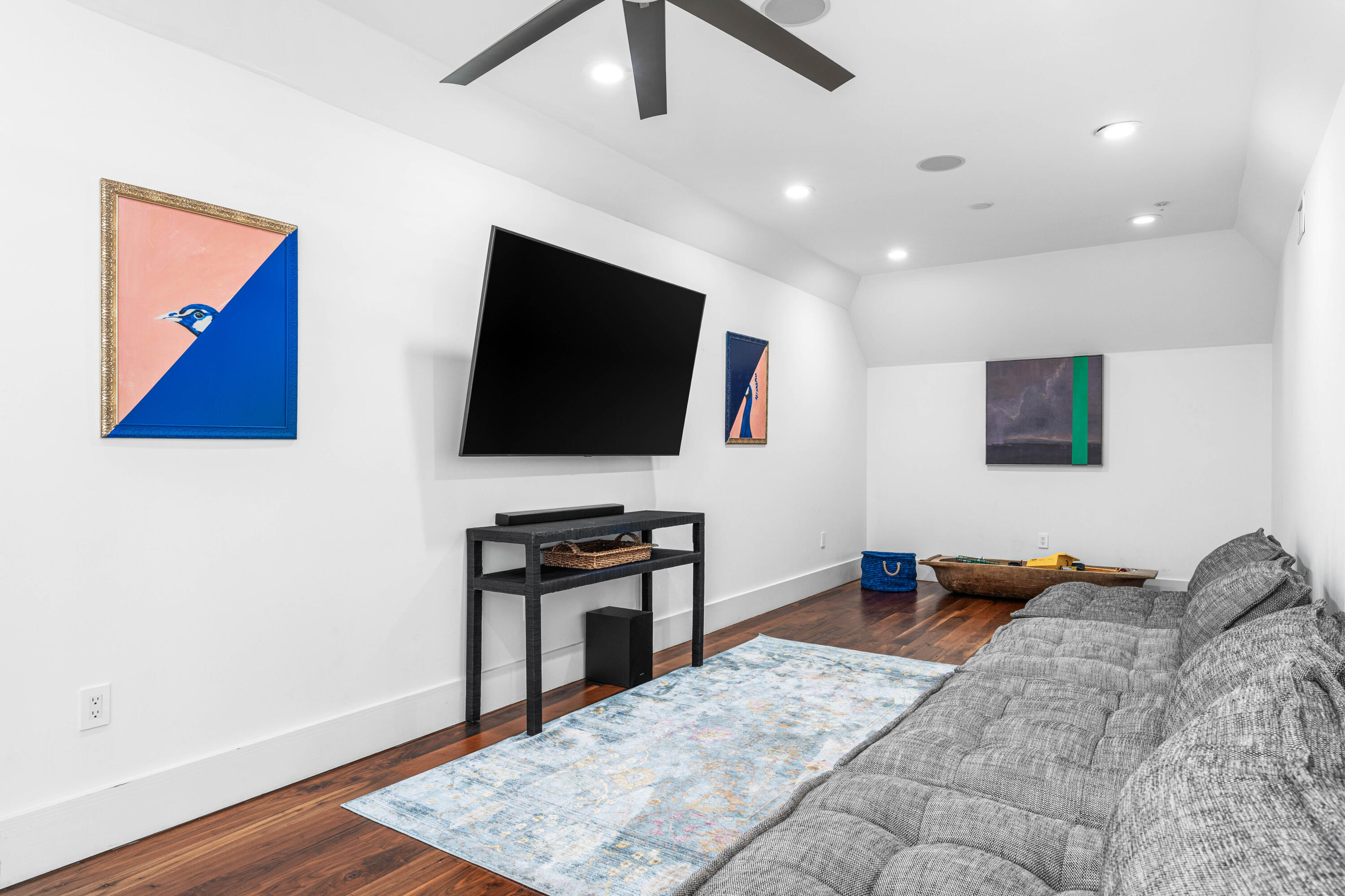 114 Pine Needle Way Santa Rosa Beach, FL 32459 - Photo 51 of 66 a living room with furniture and a flat screen tv