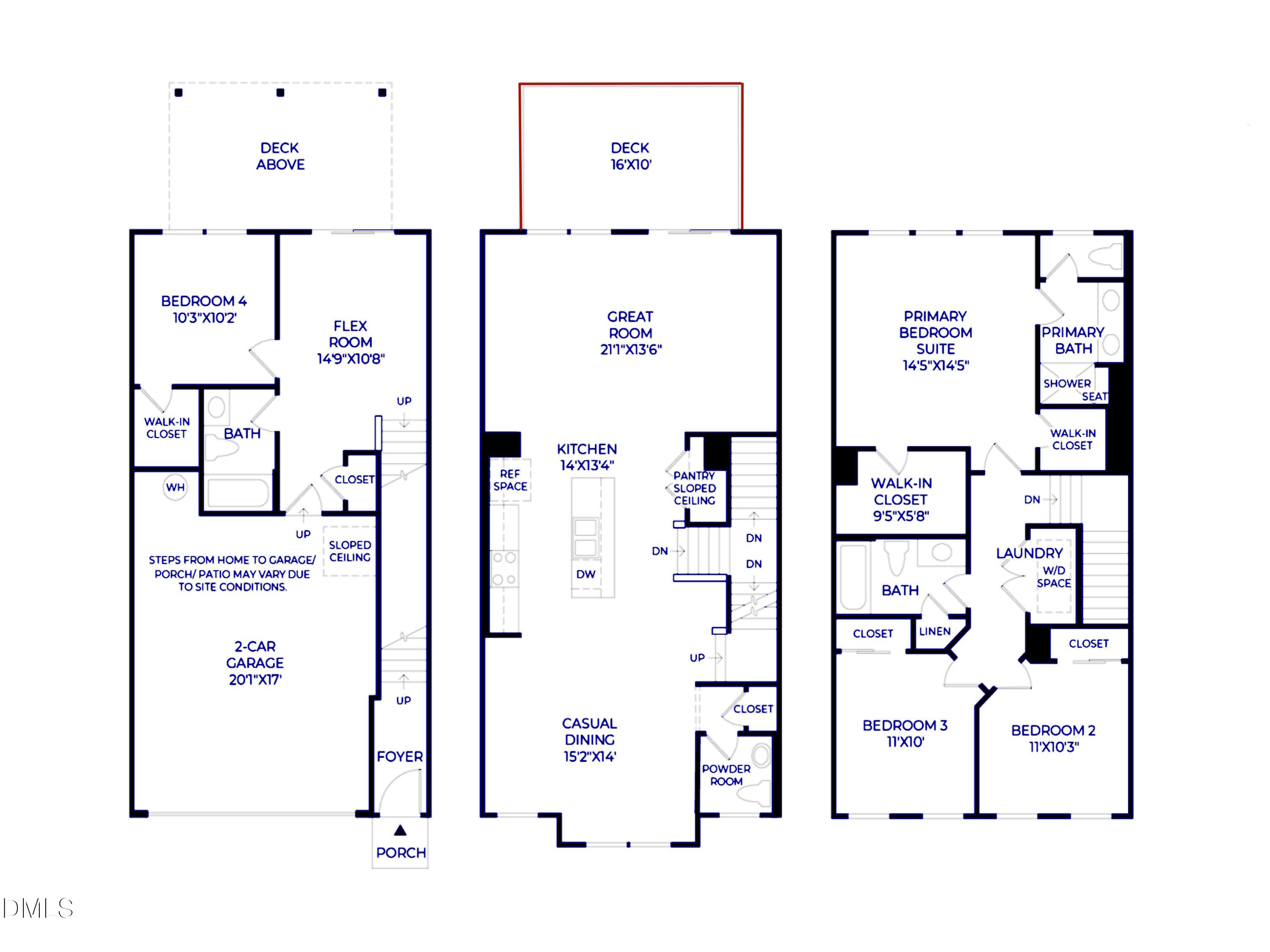 1004 Regalia Road Durham, NC 27713 - Photo 32 of 32 Floor Plan